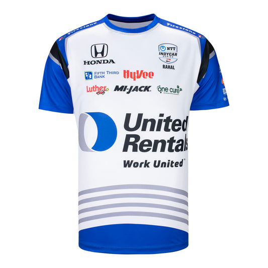 2023 Graham Rahal Jersey in blue/white, front view