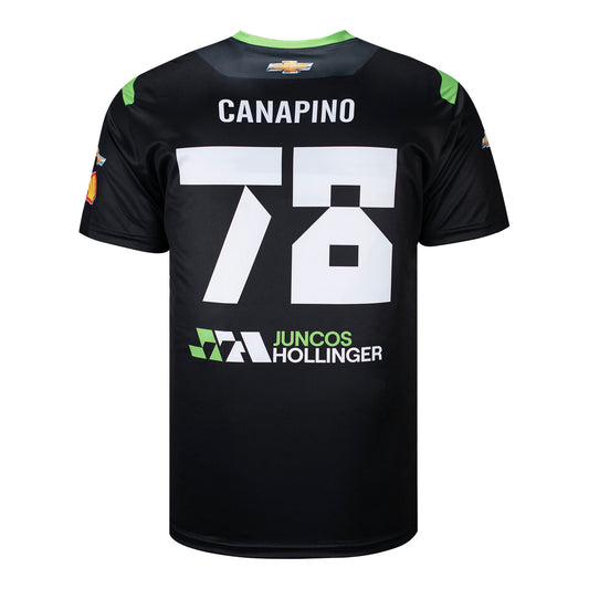 2023 Augstín Canapino Jersey in black, back view