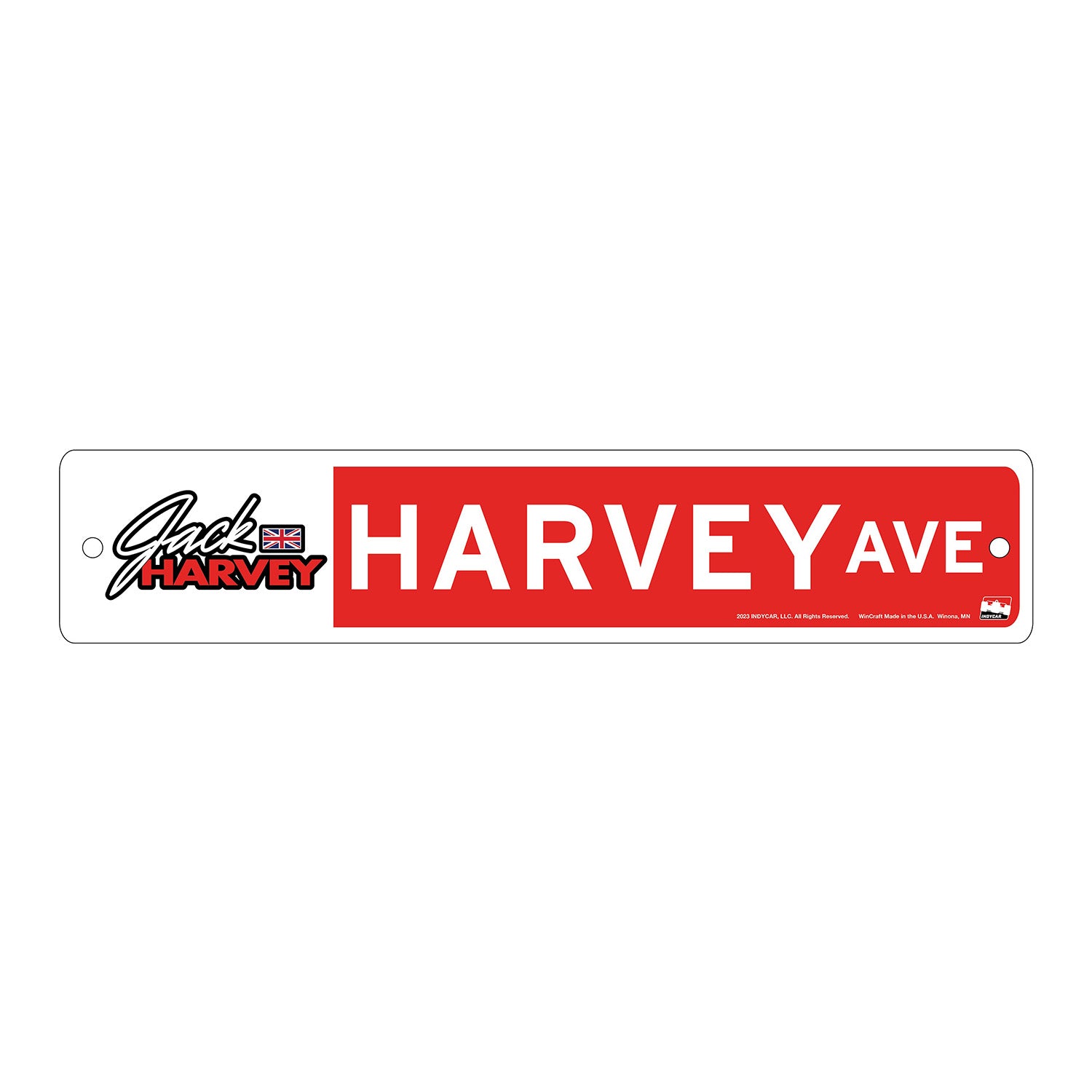 2023 Harvey Street Sign