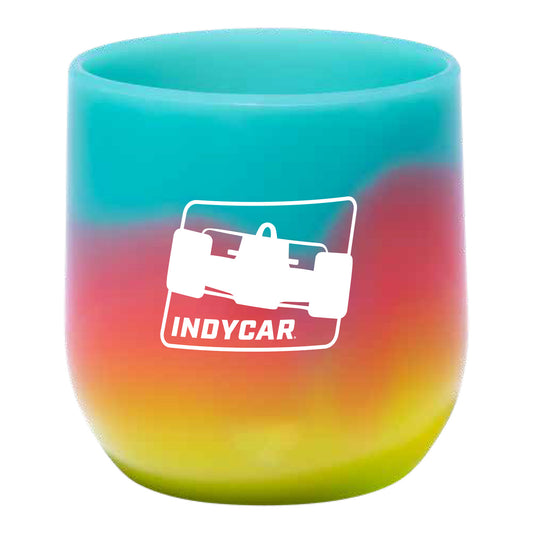 INDYCAR Silipint Wine Glass in multicolor, front view