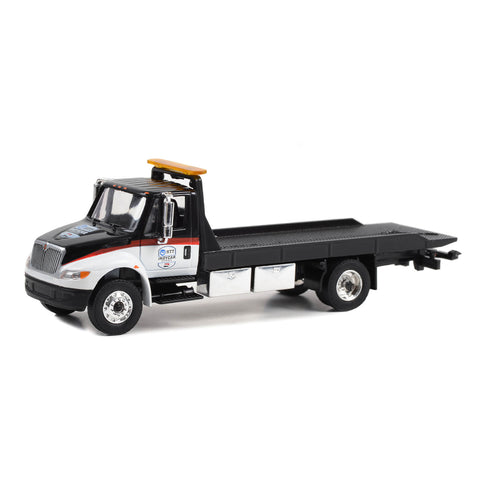 NTT INDYCAR Series 4400 Flatbed Truck in white and black