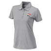 INDYCAR Ladies Columbia Birdie Polo in Cool Grey - Front View