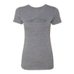 Ladies INDYCAR Script Car T-Shirt in grey, front view