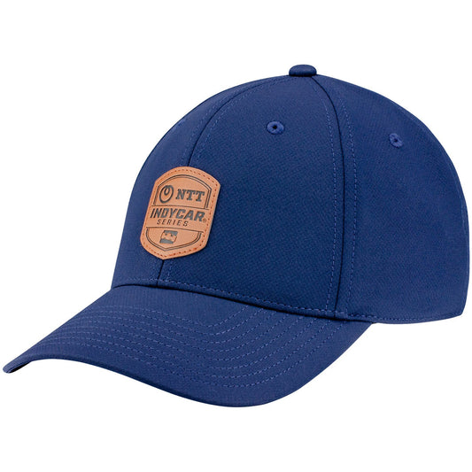 NTT INDYCAR Series Leather Patch Hat in Blue - Left Side View
