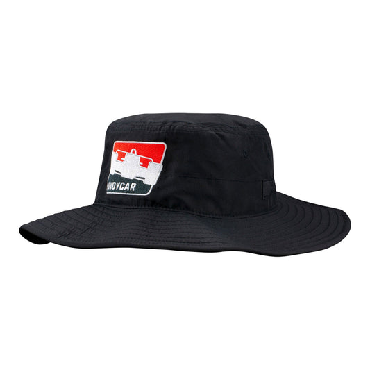 IndyCar Bucket Hat in black, front view