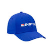 IndyCar Royal Flex Fit Hat in royal blue, side view
