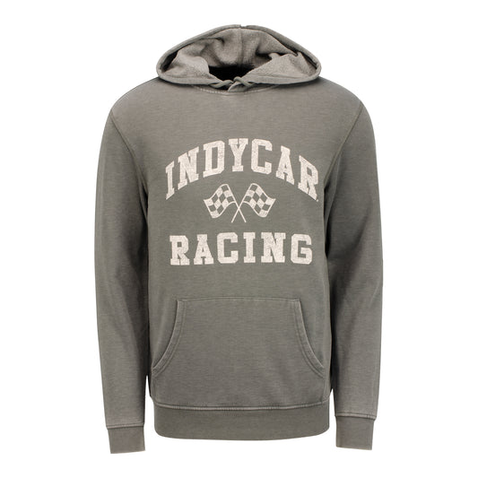 IndyCar Vintage Hoodie in Grey- Front View