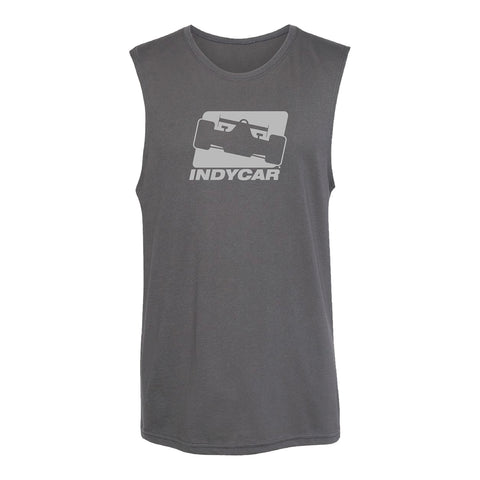 IndyCar Bug Muscle tee in Grey - Front View