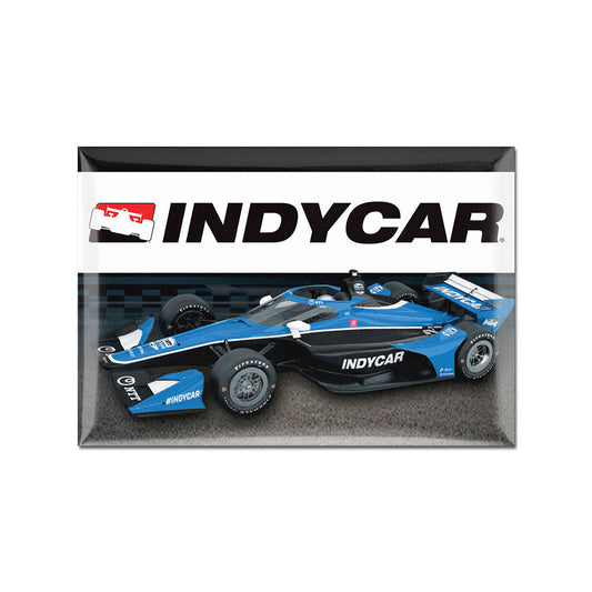 Products IndyCar 2x3 Magnet in Black- Front View