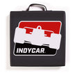 INDYCAR Seat Cushion in black, red and white - front view