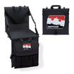 INDYCAR Seat Cushion Chair Cooler in black, open and closed views