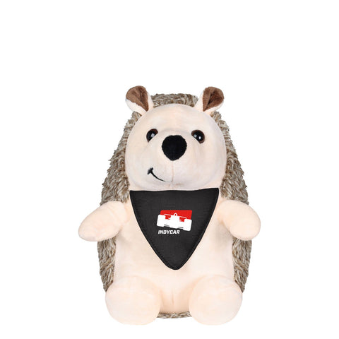 INDYCAR Plush Hedgehog in brown, front view