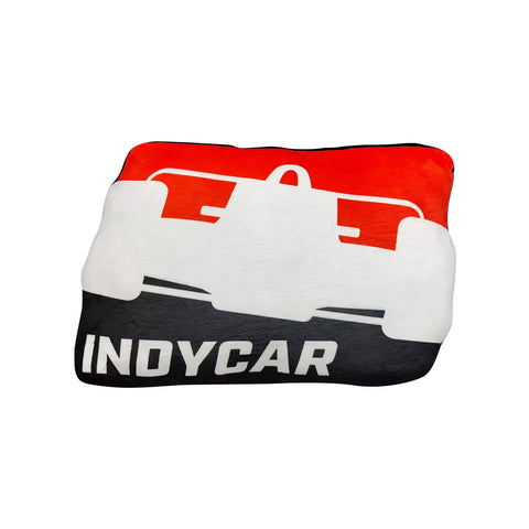 INDYCAR Squisherz Pillow in red, white and black - front view