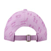 Indycar All Over Print Girls Hat in lavender, back view